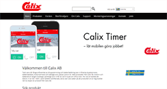 Desktop Screenshot of calix.se
